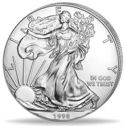 Stříbrná mince 1 Oz American Eagle 1998