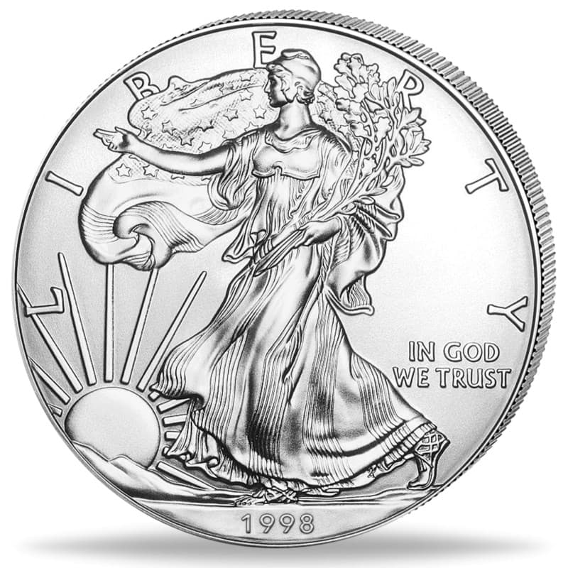 Stříbrná mince 1 Oz American Eagle 1998