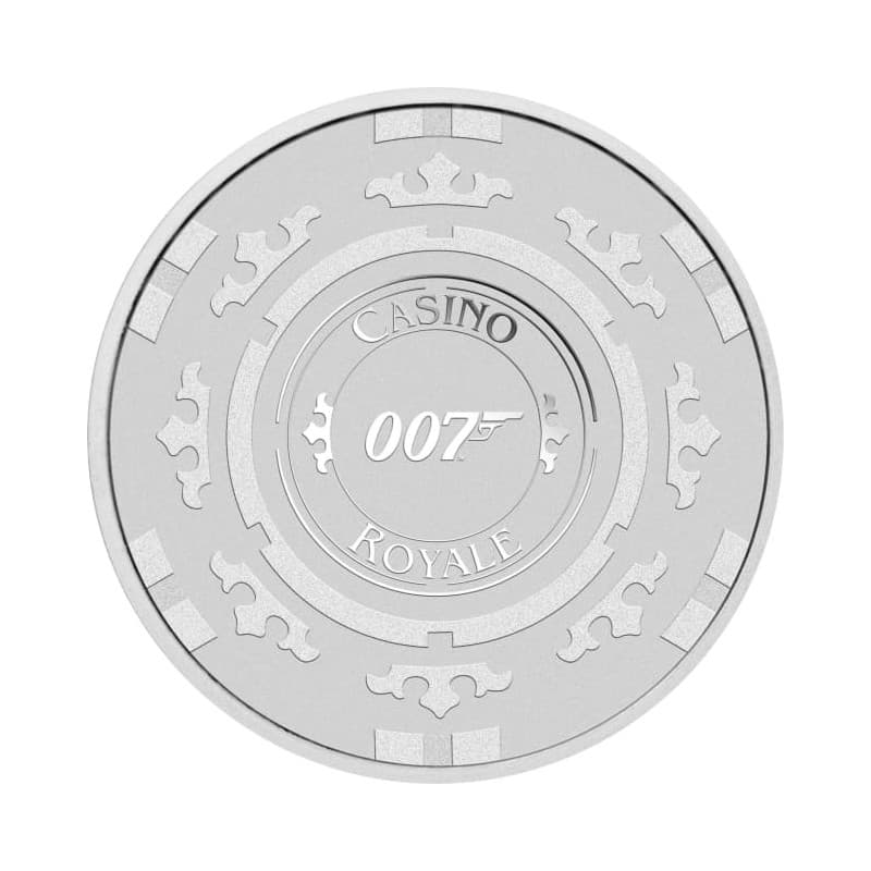 Stříbrná mince 1 Oz Casino Royale Chip 2023