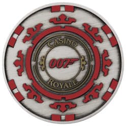 Stříbrná mince 1 Oz Casino Royale Chip 2023 (v Krabičce)