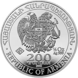 Stříbrná mince 1/2 Oz Archa Noemova 2018