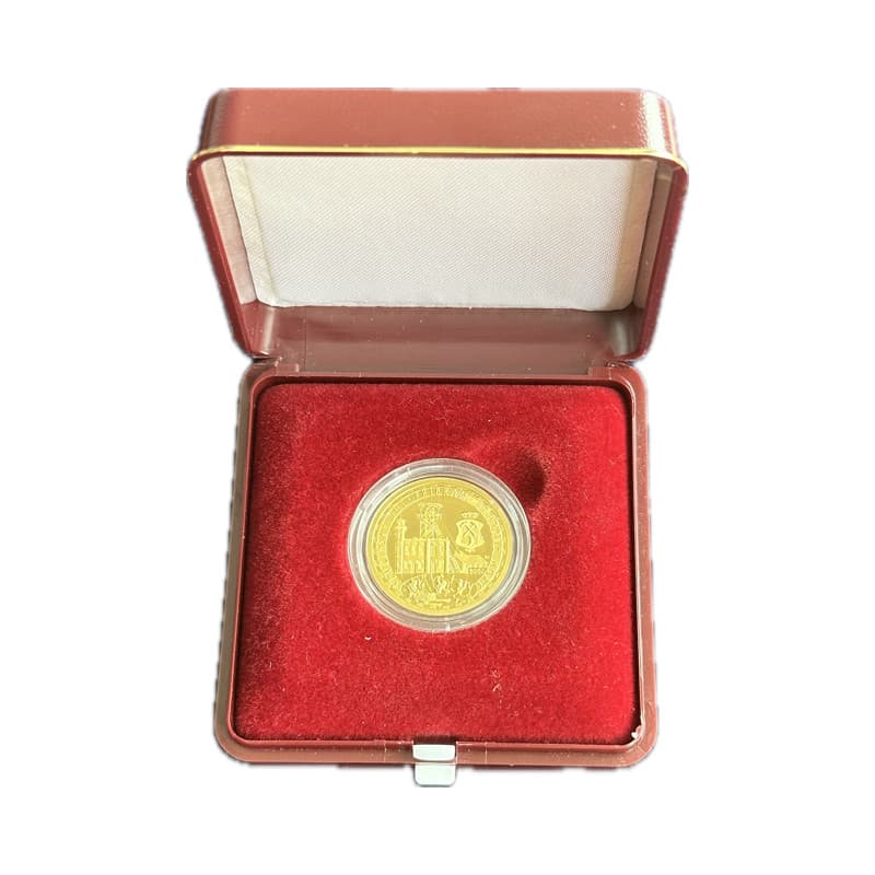Zlatá mince 1/4 Oz Ševčínský důl Příbram 2007 proof