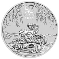 Stříbrná mince 2 Oz Lunar Series III Year of the Snake 2025
