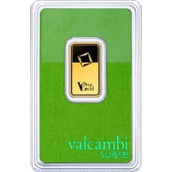 Zlatý slitek 10 g Valcambi Green Gold