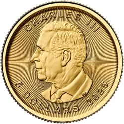 Zlatá mince 1/10 Oz Maple Leaf 2025
