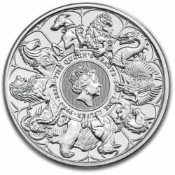Stříbrná mince 2 Oz The Queens Beasts Completer 2021