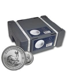 Box 500 x stříbrná mince 1 Oz Krugerrand