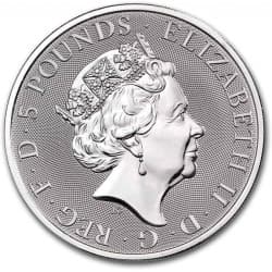 Stříbrná mince 2 Oz The Queens Beasts Completer 2021