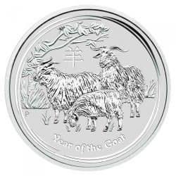 Stříbrná mince 1 Oz Lunar Series II Year of the Goat 2015