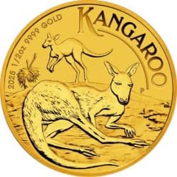 Zlatá mince 1/2 Oz Kangaroo 2025