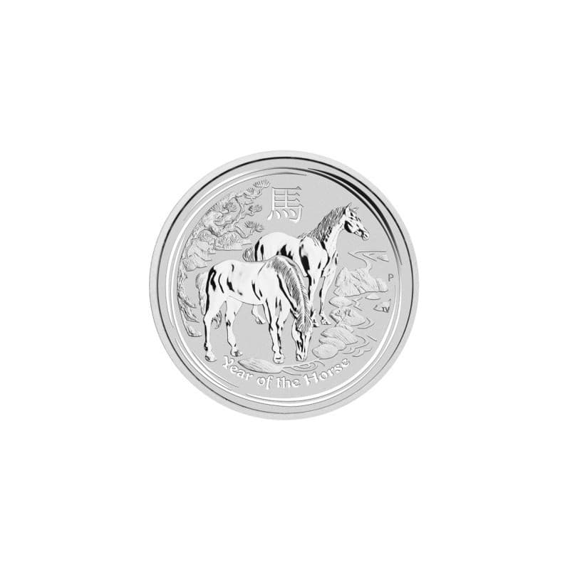 Stříbrná mince 5 Oz Lunar Series II Year of the Horse 2014