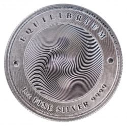 Stříbrná mince 1 Oz Equilibrium 2021 Proof křišťály Swarovski