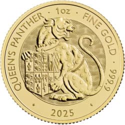 Zlatá Mince 1 Oz The Royal Tudor Beasts Královnin Panther 2025