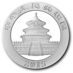 Stříbrná mince 1 Oz China Panda 2015