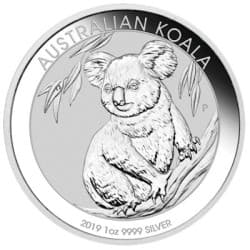 Stříbrná mince 1 Oz Koala 2019