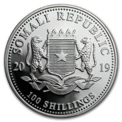 Stříbrná mince 1 Oz African Wildlife Leopard 2019