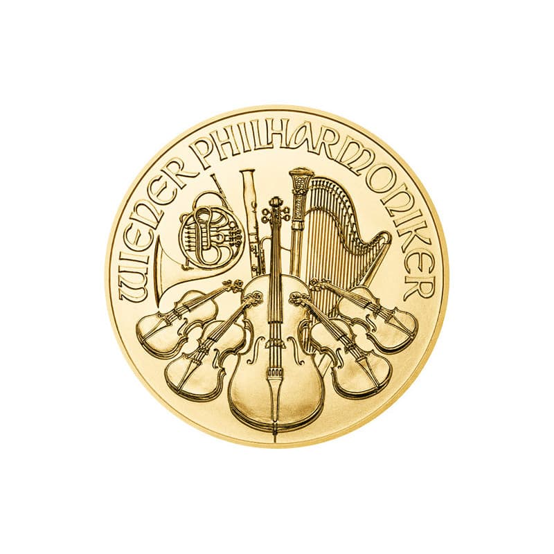 Zlatá mince 1 Oz Wiener Philharmoniker různé roky