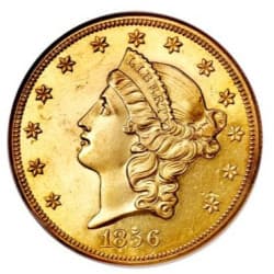 Zlatá mince 20 Dollar Double Eagle Liberty Head různé roky
