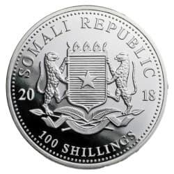 Stříbrná mince 1 Oz African Wildlife Leopard 2018