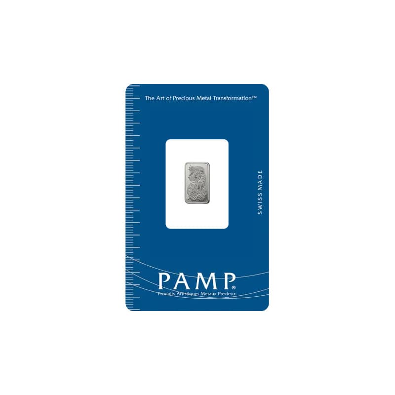 Platinový slitek 1 g PAMP
