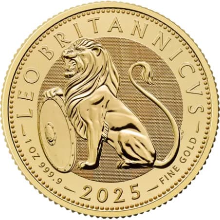 Zlatá mince 1 Oz The British Lion 2025