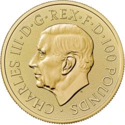 Zlatá mince 1 Oz The British Lion 2025