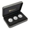 Sada stříbrných mincí 3 x 1 Oz Australian High Relief Proof 2017