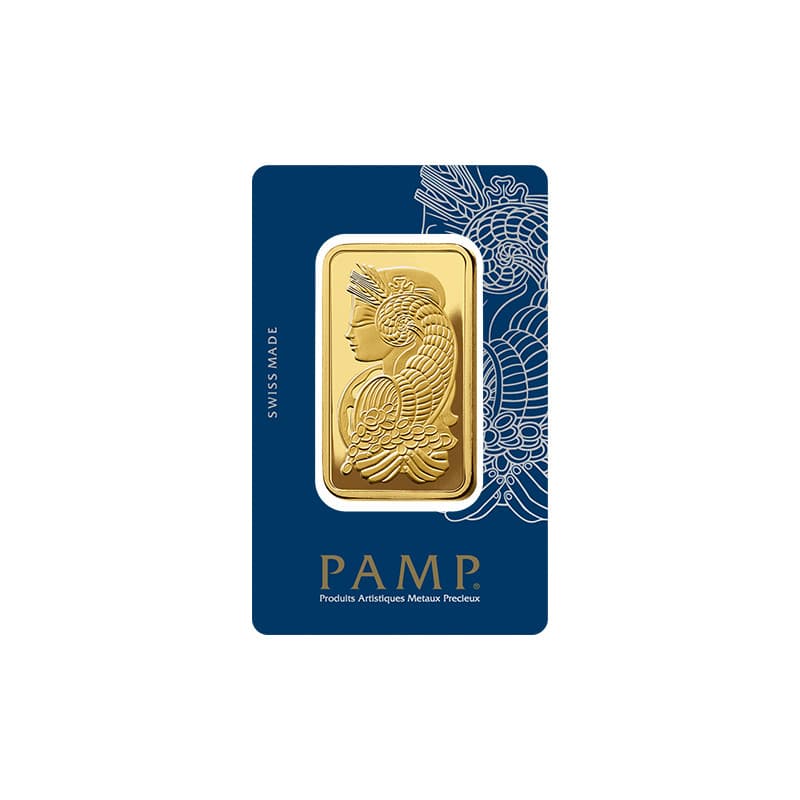 Zlatý slitek 100 g PAMP
