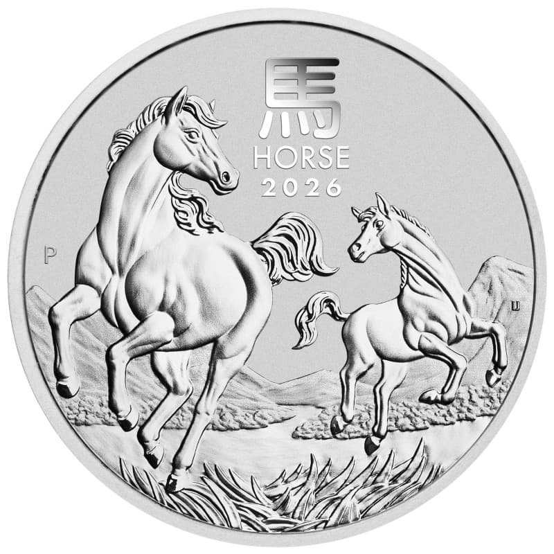 Stříbrná mince 5 Oz Lunar Series III Year of the Horse 2026