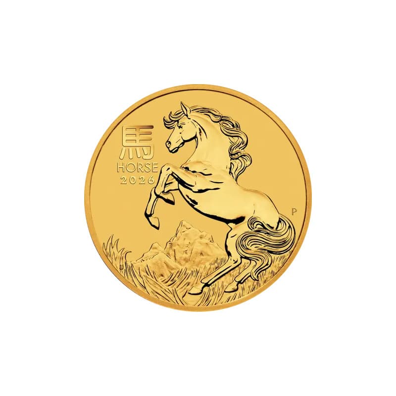 Zlatá mince 1/20 Oz Lunar Series III Year of the Horse 2026