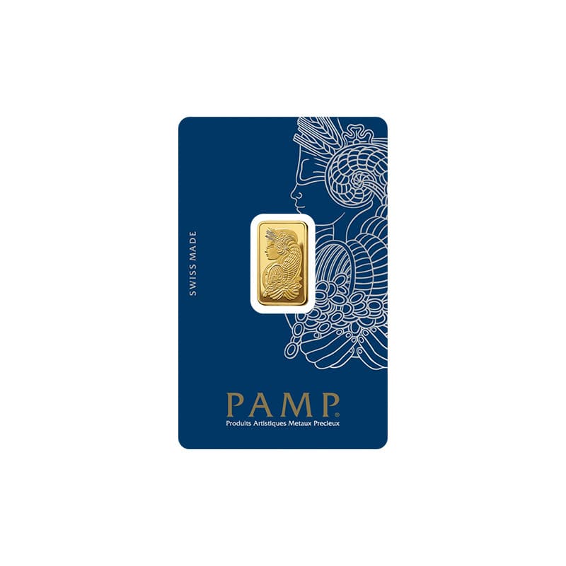 Zlatý slitek 5 g PAMP
