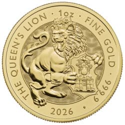 Zlatá mince 1 Oz The Tudor Beasts Queens Lion 2026