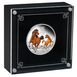 Stříbrná mince 1 Oz Lunar Series III Year of the Horse 2026 Kolorováno Proof