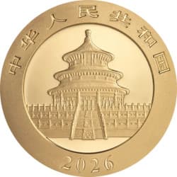 Zlatá mince 1 g China Panda 2026