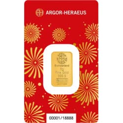 Zlatý slitek 5 g Argor Heraeus Lunar Series III Year of the Horse 2026