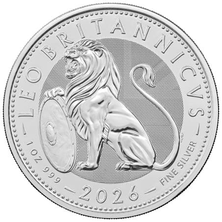 Stříbrná mince 1 Oz The British Lion 2026
