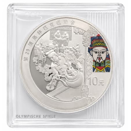 Stříbrná mince 1 Oz Olympijské hry v Pekingu 2008 - Tradiční obřad s čajem