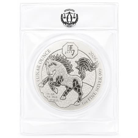 Stříbrná mince 1 Oz Lunar ounce Year of the horse 2026
