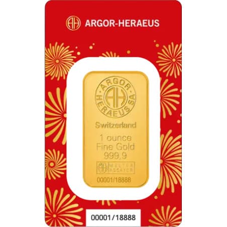 Zlatý slitek 1 Oz Argor Heraeus Lunar Series III Year of the Horse 2026